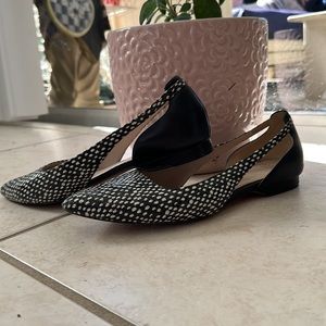 Cole Haan flats black and white